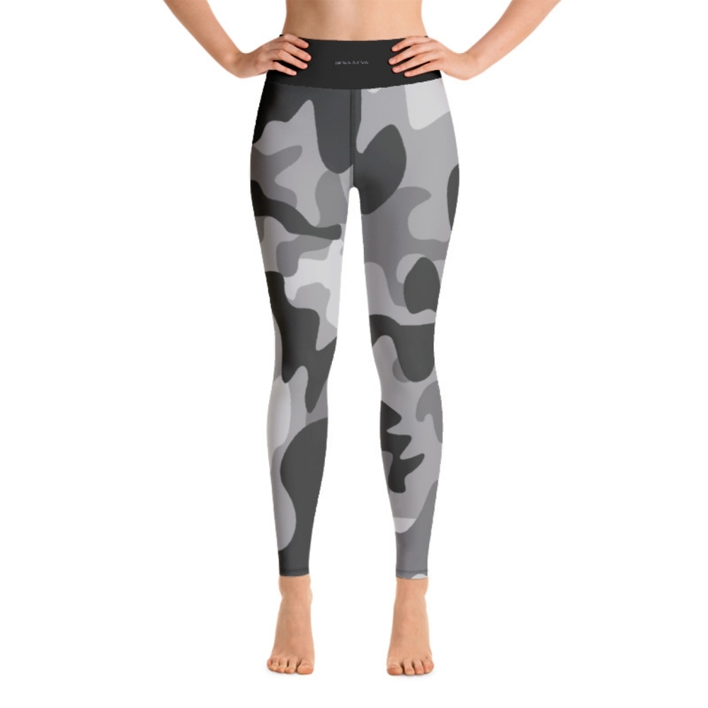 ❤ Bena & Eva Yoga Leggings - Gray Camo